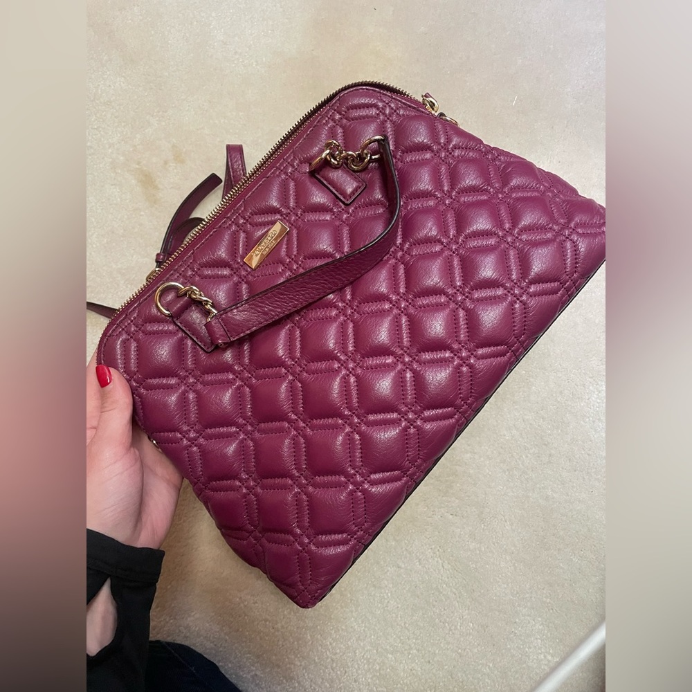 Kate Spade Like New Burgundy Handbag